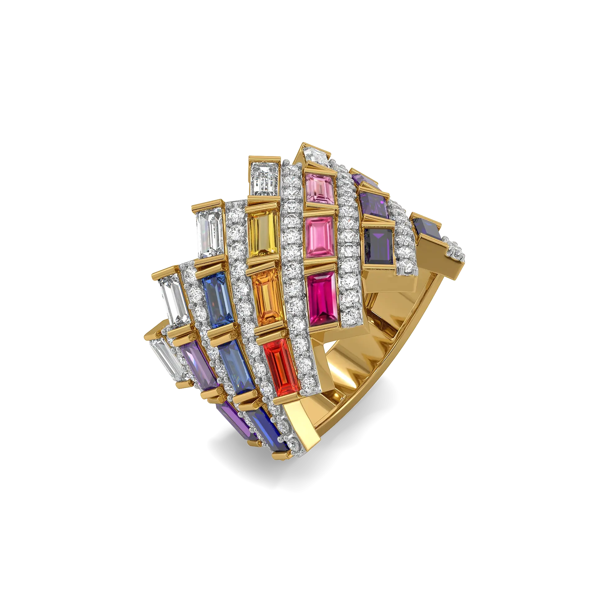 Afterdark Edge - Lab Diamond Ring