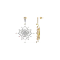Afterlight Bloom - Pure Gold Lab Diamond Drop Earrings thumbnail 5