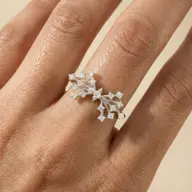 Afterlight Bloom - Pure Gold Lab Diamond Ring thumbnail 1