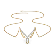 Angel's Embrace - Lab Diamond Necklace thumbnail 4
