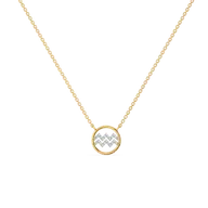 Aquarius Flow - Lab Diamond Necklace thumbnail 1