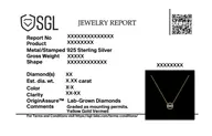 Aquarius Flow - Lab Diamond Necklace thumbnail 5