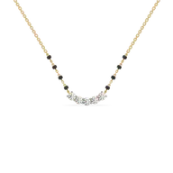 Arc of Love - Pure Gold Lab Diamond Mangalsutra Necklace thumbnail 1