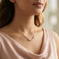 Arc of Love - Pure Gold Lab Diamond Mangalsutra Necklace thumbnail 2