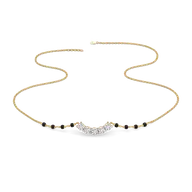 Arc of Love - Pure Gold Lab Diamond Mangalsutra Necklace thumbnail 3