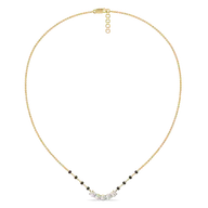 Arc of Love - Pure Gold Lab Diamond Mangalsutra Necklace thumbnail 5