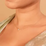 Astra Marquise Necklet - Pure Gold Lab Diamond Necklace thumbnail 2