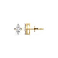 Astra Marquise - Pure Gold Lab Diamond Solitaire Stud Earrings thumbnail 5