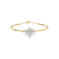 Aurora Strike - Pure Gold Lab Diamond Bangle thumbnail 4