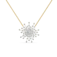 Aurora Strike - Pure Gold Lab Diamond Necklace thumbnail 1