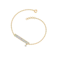 Baguette Brilliance - Lab Diamond Bracelet thumbnail 2