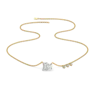 Baguette Brilliance - Lab Diamond Necklace thumbnail 3