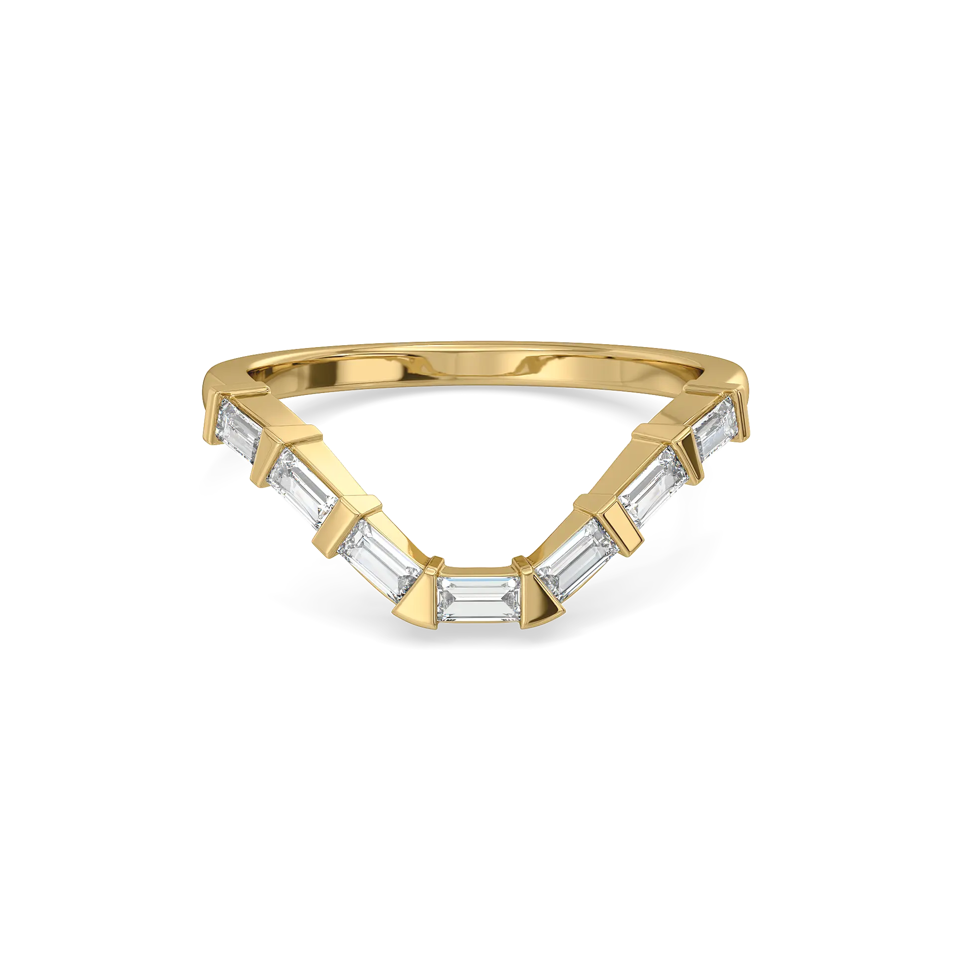 Baguette Brilliance - Lab Diamond Ring — image 1