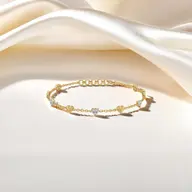 Beating Heart - Lab Diamond Station Bracelet thumbnail 6