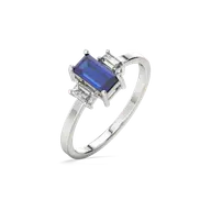Blue Brilliance - Lab Diamond Ring thumbnail 1
