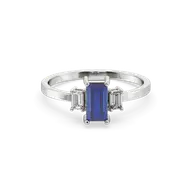 Blue Brilliance - Lab Diamond Ring thumbnail 2