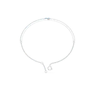 Blue Tide - Aquamarine Lab Diamond Bangle thumbnail 4