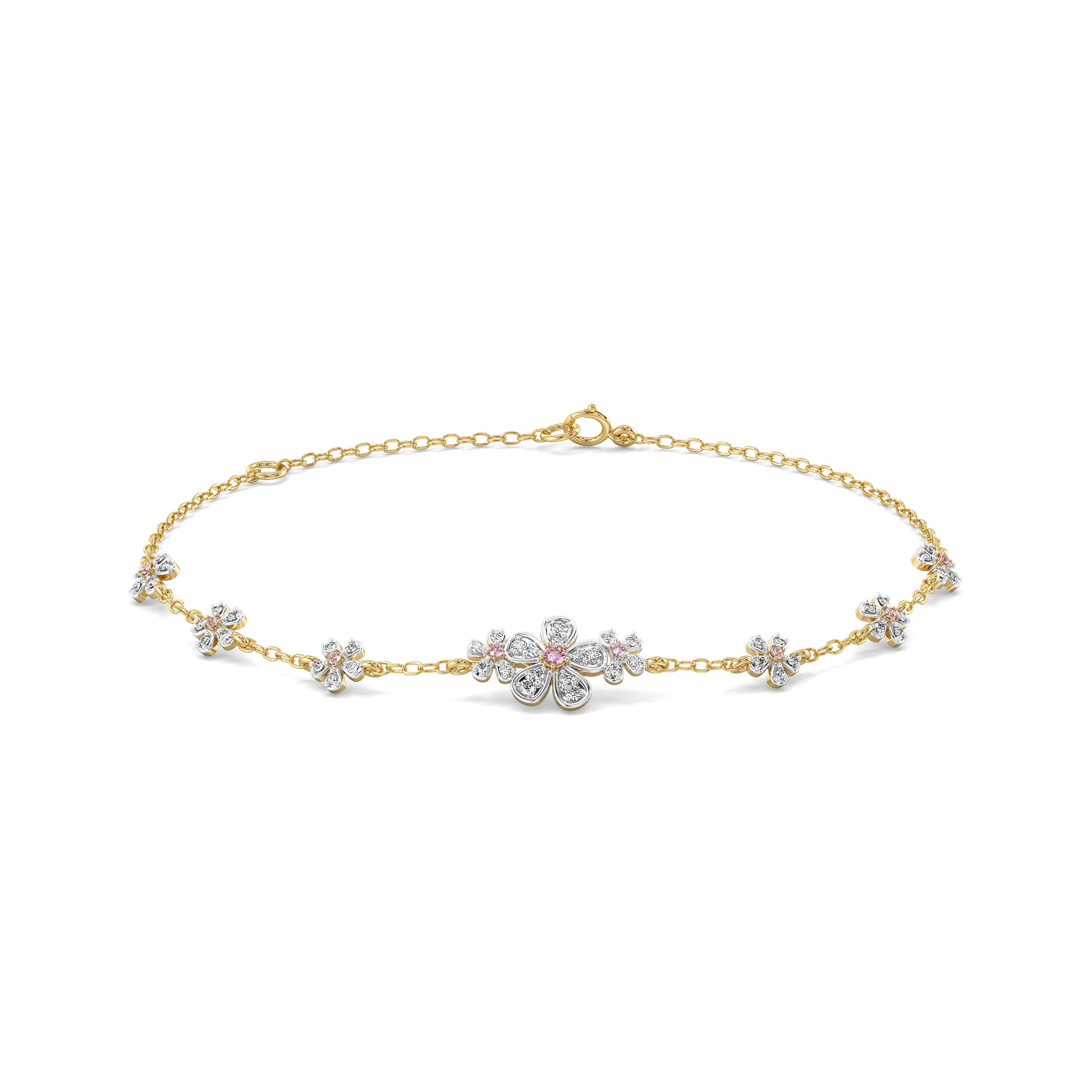 Blush Bouquet - Lab Diamond Bracelet