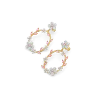 Blush Bouquet - Lab Diamond Drop Earrings thumbnail 1