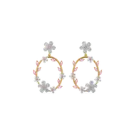 Blush Bouquet - Lab Diamond Drop Earrings thumbnail 4