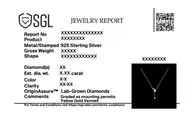 Blush Bouquet - Lab Diamond Necklace thumbnail 6