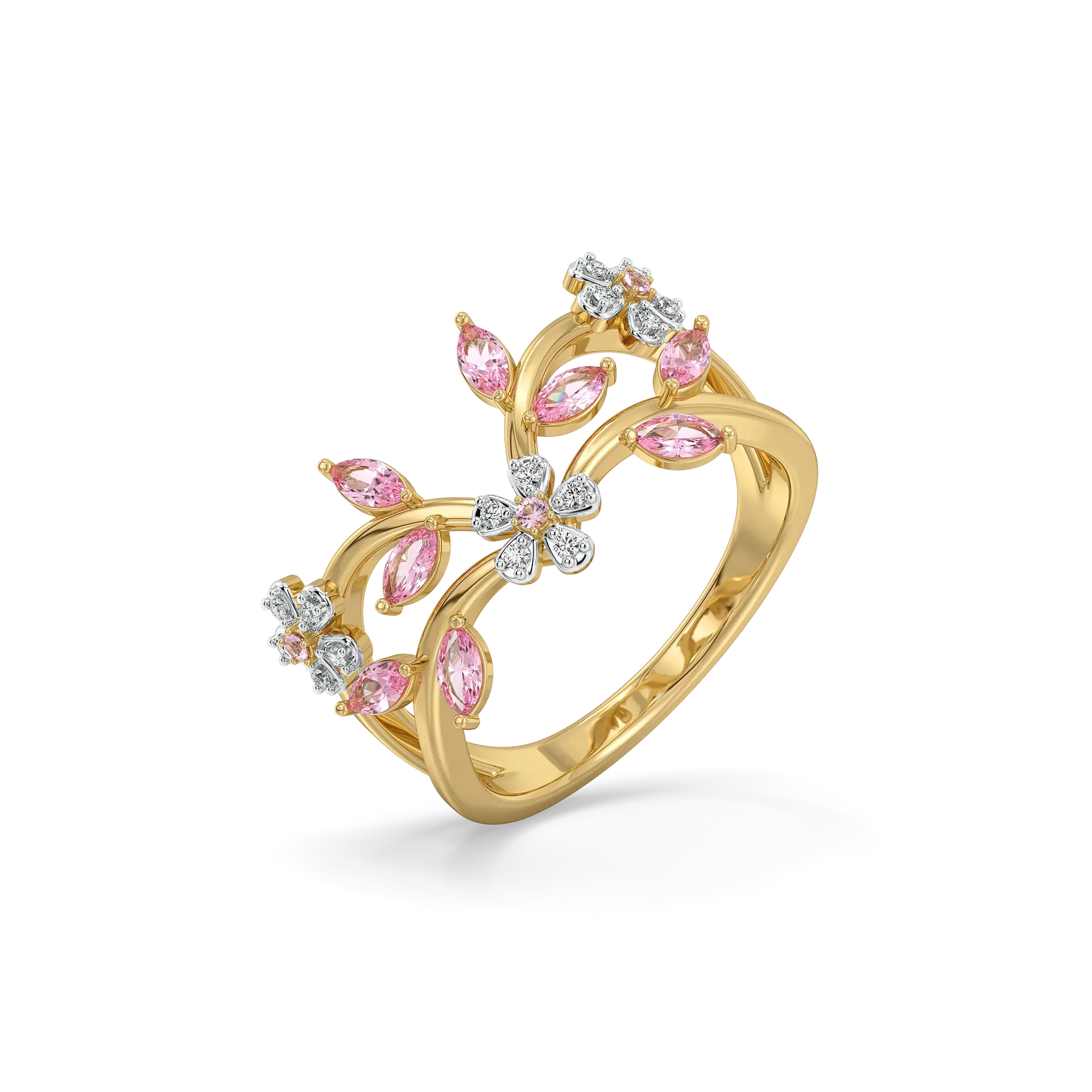 Blush Bouquet - Lab Diamond Ring — image 1