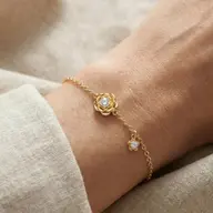 Blush Rosé - Lab Diamond Solitaire Bracelet thumbnail 2