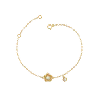Blush Rosé - Lab Diamond Solitaire Bracelet thumbnail 3