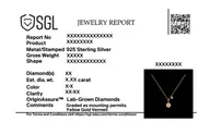 Blush Rosé - Lab Diamond Solitaire Necklace thumbnail 6