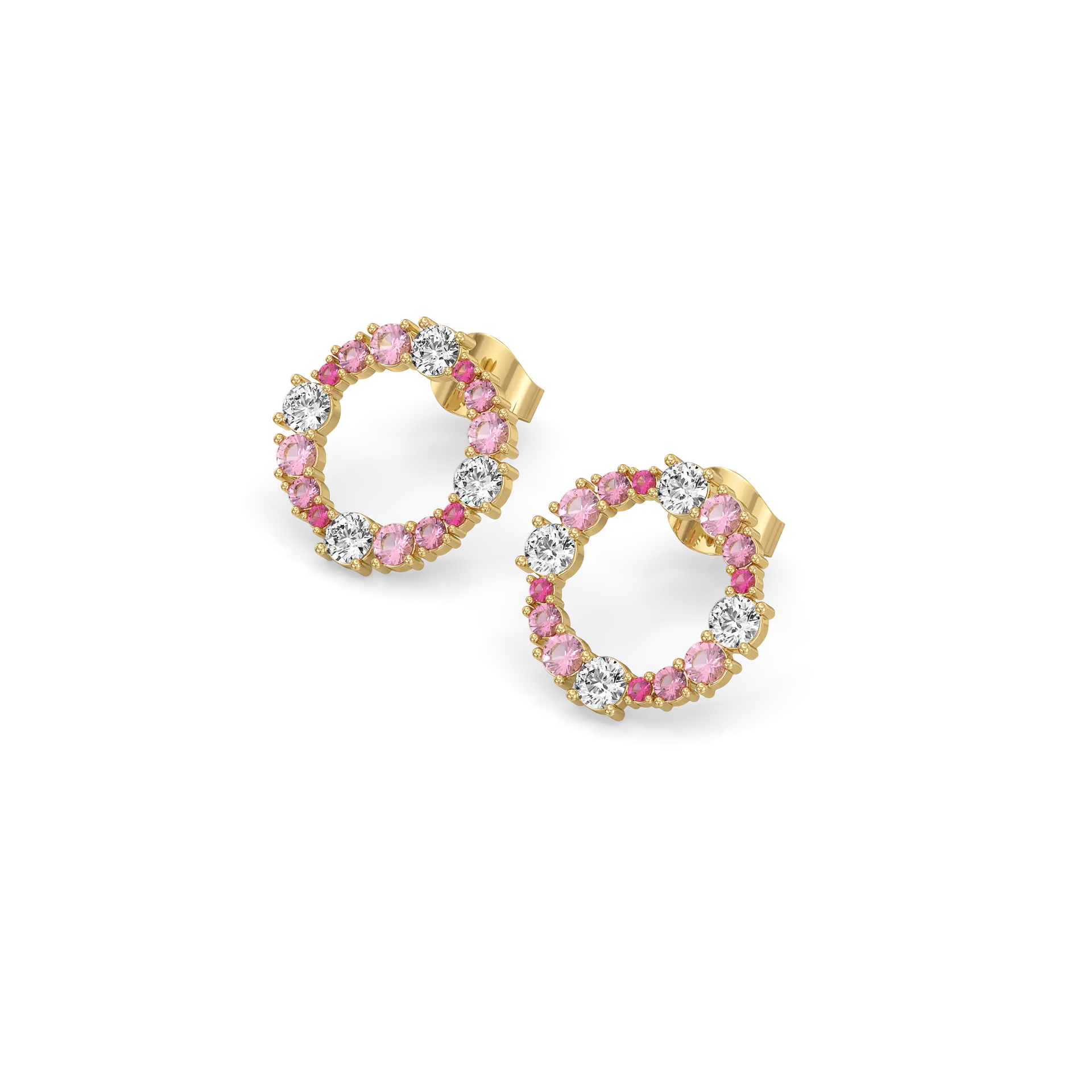 Blushline - Lab Diamond Stud Earrings — image 1