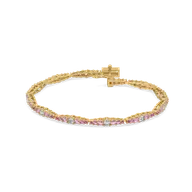 Blushline - Lab Diamond Tennis Bracelet thumbnail 2