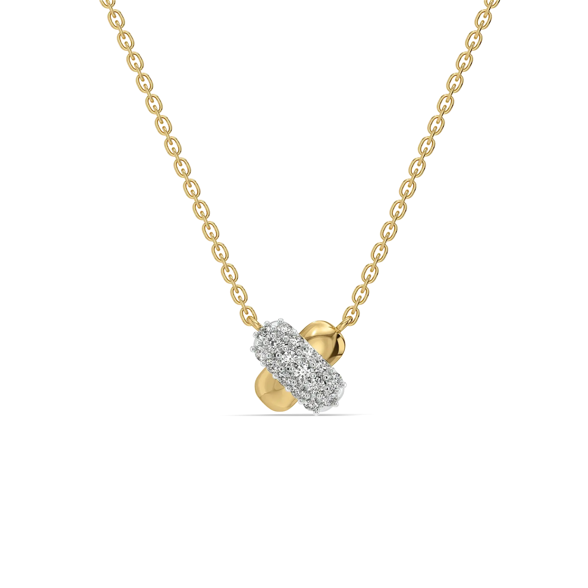 Bold Aura - Lab Diamond Necklace