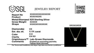 Bold Aura - Lab Diamond Necklace thumbnail 6