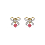 Bow Knot - Lab Diamond Stud Earrings thumbnail 3