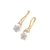 Branch of Bloom - Lab Diamond Drop Earrings thumbnail 2
