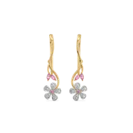 Branch of Bloom - Lab Diamond Drop Earrings thumbnail 3