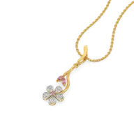 Branch of Bloom - Lab Diamond Pendant thumbnail 4