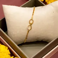 Bro Bond - Lab Diamond Men's Rakhi thumbnail 2
