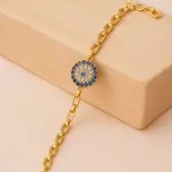 Evil Eye - Lab Diamond Men's Rakhi thumbnail 1