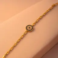 Evil Eye - Lab Diamond Men's Rakhi thumbnail 2