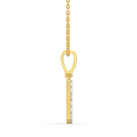 Bubble B - Lab Diamond Alphabet Pendant thumbnail 3
