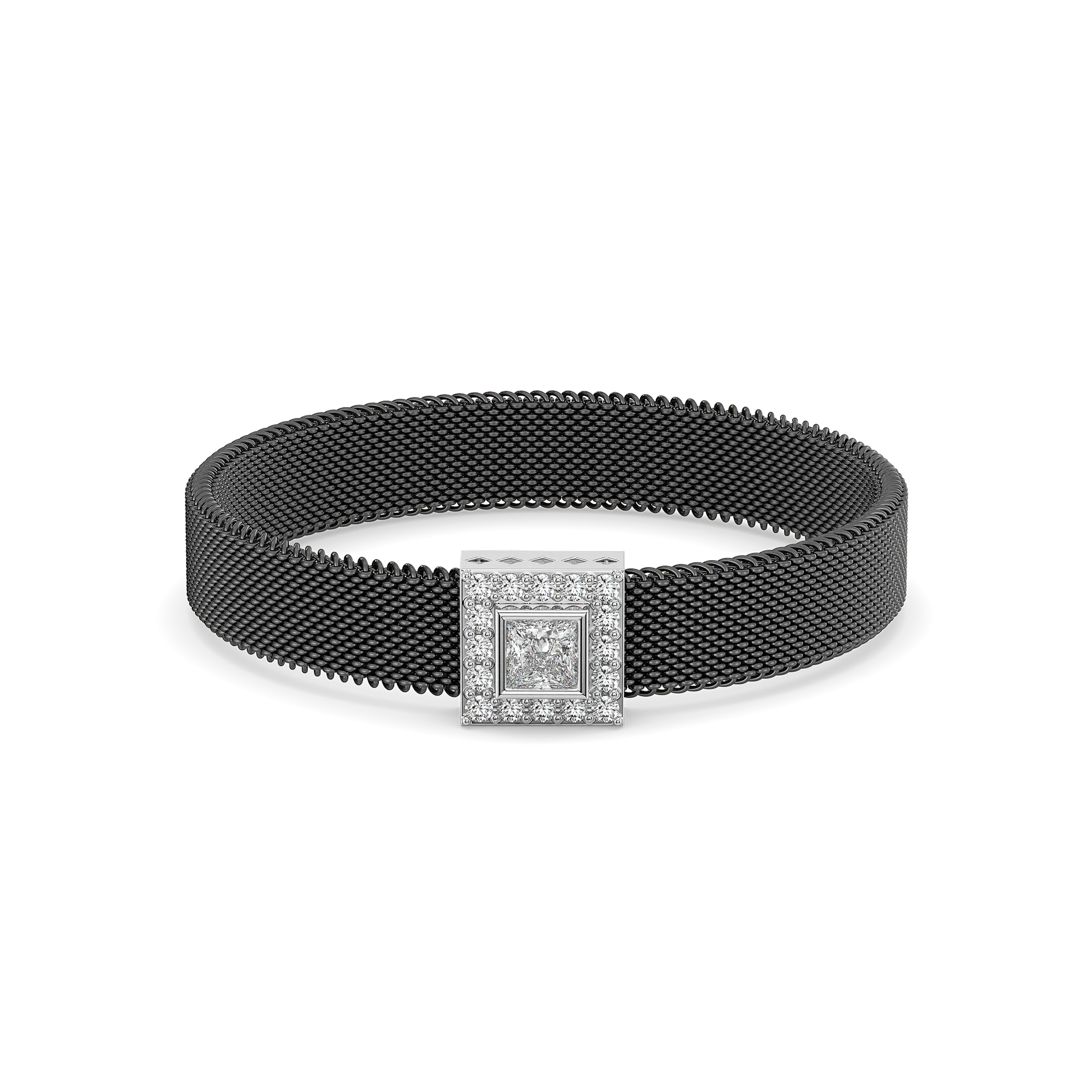 Built in Layers - Lab Diamond Men's Bracelet