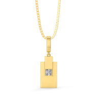 Built in Layers - Lab Diamond Men's Pendant thumbnail 2