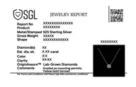 Cancer Moon - Lab Diamond Necklace thumbnail 5