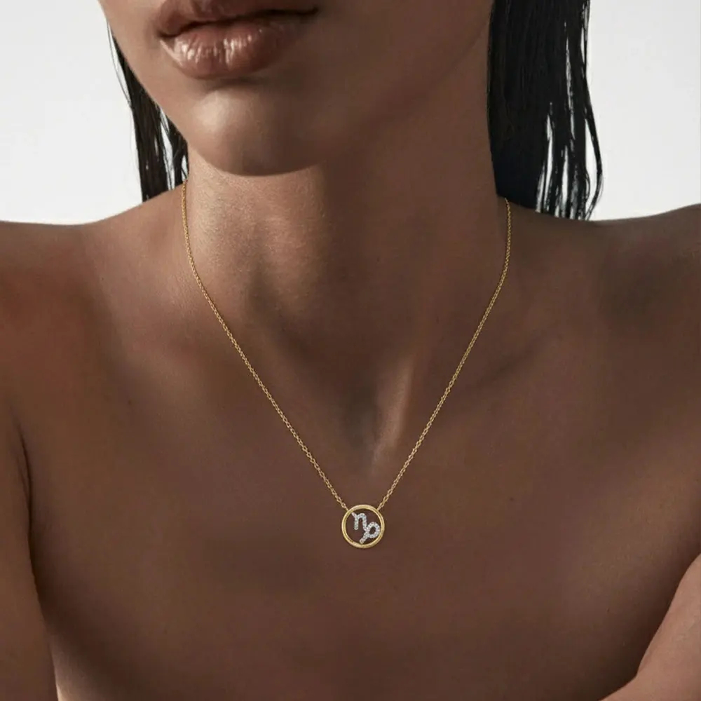 Capricorn Crown - Lab Diamond Necklace — image 1