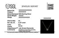 Capricorn Crown - Lab Diamond Necklace thumbnail 5