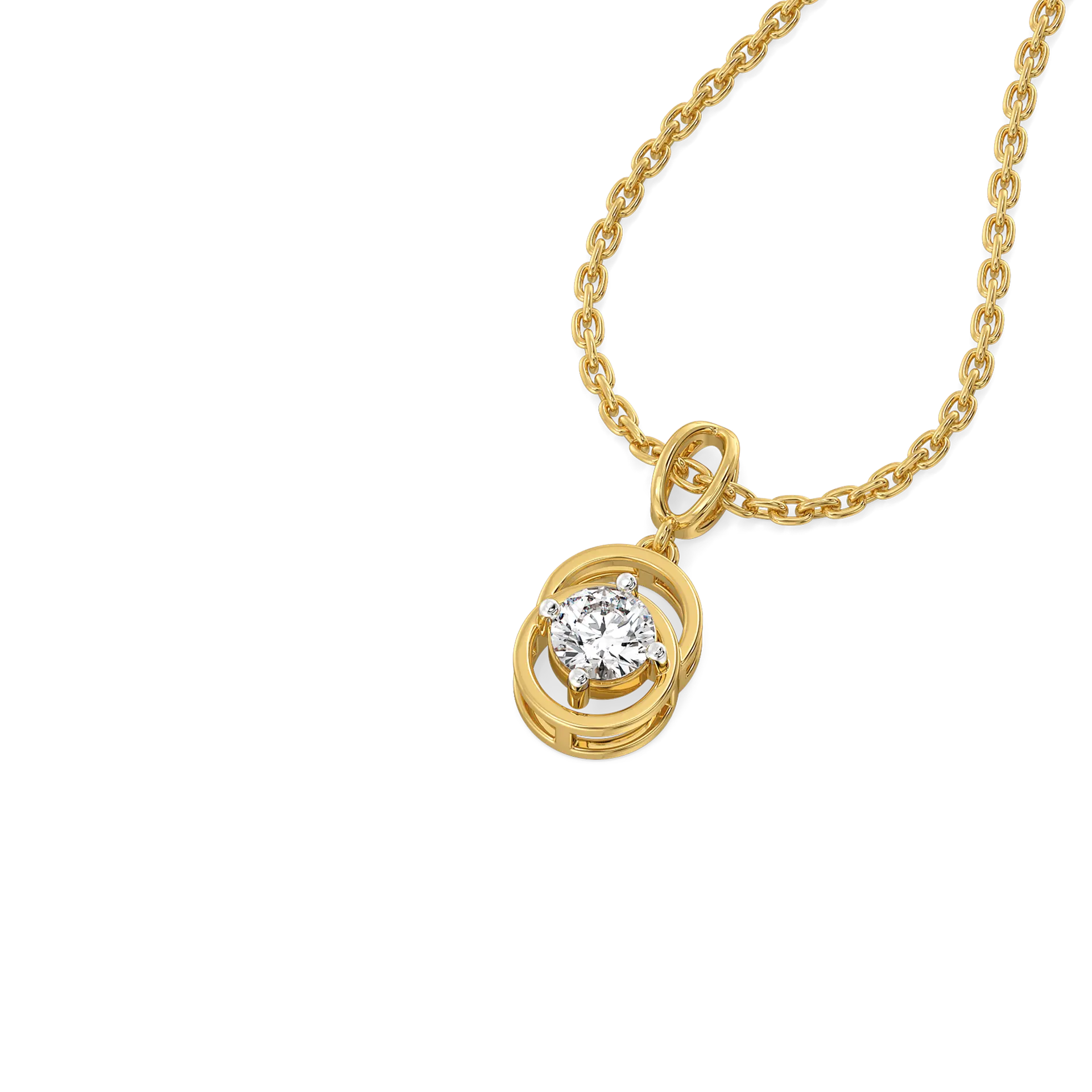 Celeste Dew - Pure Gold Lab Diamond Pendant — image 1