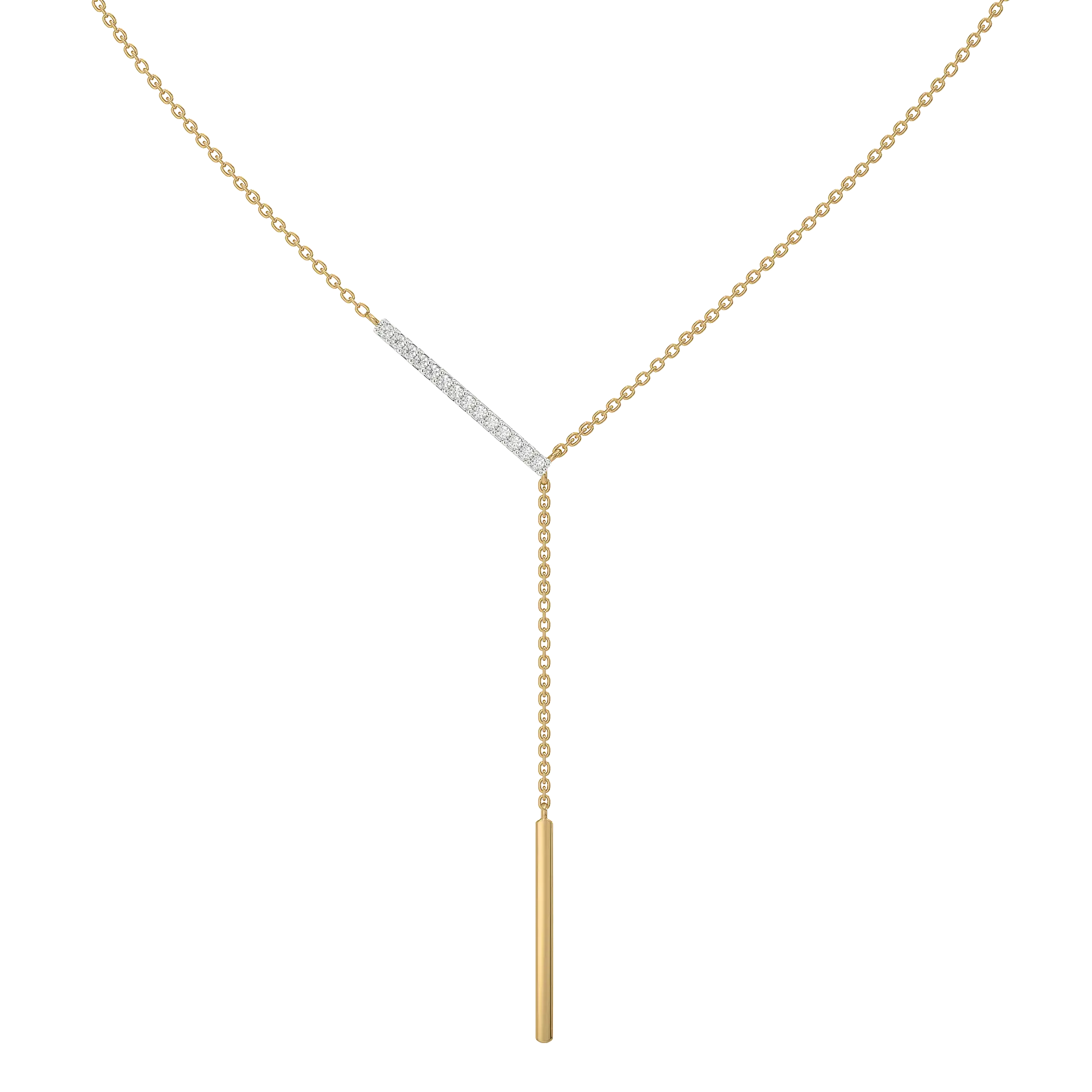 Cera Lariat - Lab Diamond Necklace — image 1