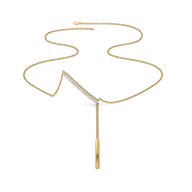Cera Lariat - Lab Diamond Necklace thumbnail 4