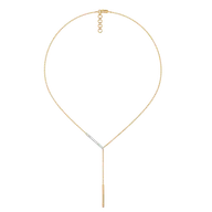 Cera Lariat - Lab Diamond Necklace thumbnail 5